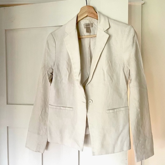 Loft Linen Blazer - Picture 1 of 3